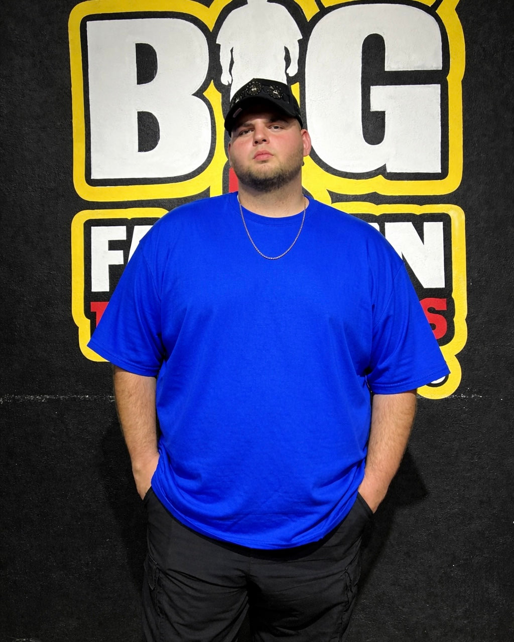 PLAYERA LISA AZUL REY